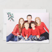 枝および果実は休日の写真カードを信じます シーズンカード (正面)