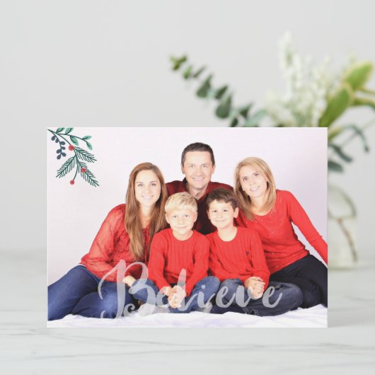 枝および果実は休日の写真カードを信じます シーズンカード (スタンド正面)