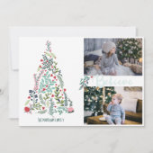 枝および果実は休日の写真カードを信じます シーズンカード (正面)