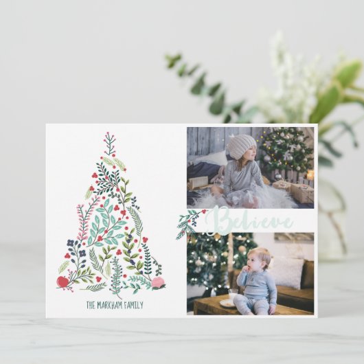 枝および果実は休日の写真カードを信じます シーズンカード (スタンド正面)