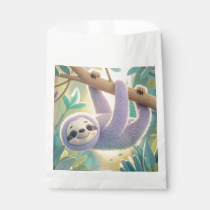 枝からつるのマンガのナマケモノの逆さ フェイバーバッグ