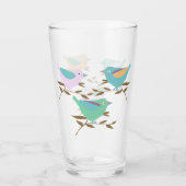 枝かわいらしの小さな鳥 タンブラーグラス (裏面)