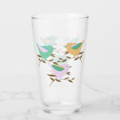 枝かわいらしの小さな鳥 タンブラーグラス (正面)