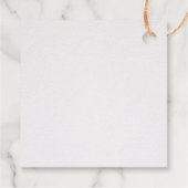 枝かわいらし写真に青と黄色の鳥 フェイバータグ (裏面)