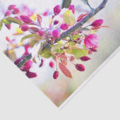 枝かわいらし写真に青と黄色の鳥 薄葉紙 (詳細)