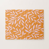 枝かわいらし – オレンジとピンク ジグソーパズル (横)