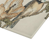 枝でとまる東洋の鳥 カッティングボード (角)
