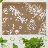 枝と松3 キッチンタオル (折り畳み)