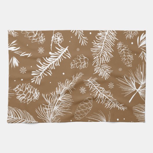 枝と松3 キッチンタオル (横)