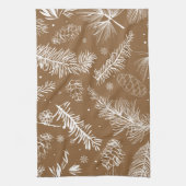 枝と松3 キッチンタオル (縦)