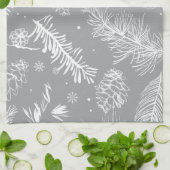 枝と松4 キッチンタオル (折り畳み)