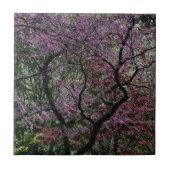 枝と花 タイル (正面)