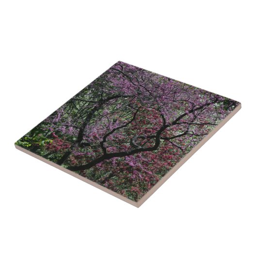枝と花 タイル (側面)