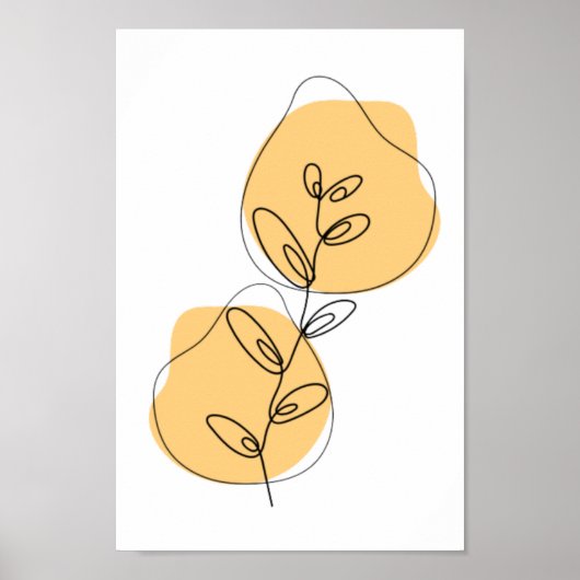 枝と葉線の芸術 ポスター (正面)