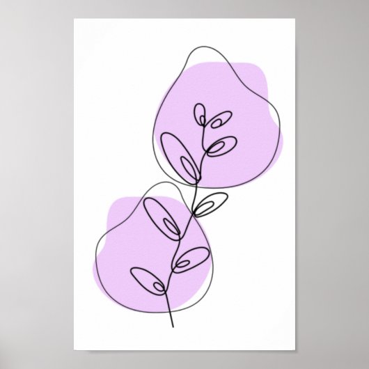 枝と葉線の芸術 ポスター (正面)