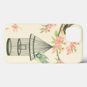 枝と鳥かごでとまる小さい鳥 Case-Mate iPhoneケース (裏面 (横))