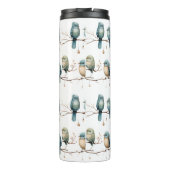 枝にお洒落鳥が咲き乱れる優雅さ タンブラー (裏面)