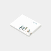 枝にお洒落鳥が咲き乱れる優雅さ ポストイット (アングル)