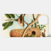 枝にとまった鳥の夫婦 Case-Mate iPhoneケース (裏面 (横))