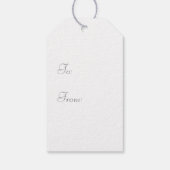 枝にエレガント果実をつける冬の鳥 ギフトタグ (裏面)