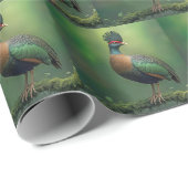 枝にトチドリ ラッピングペーパー (ロールコーナー)