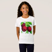 枝にリンゴ Tシャツ (正面フル)