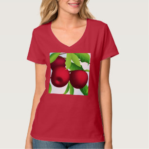 枝にリンゴ Tシャツ