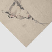 枝に三羽、花に一羽 薄葉紙 (詳細)