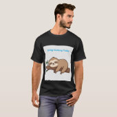 枝に佇むナマケモノ Tシャツ (正面フル)