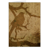 枝に入った鳥 (正面)