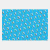 枝に可愛い鳥ラッピング紙シート ラッピングペーパーシート (正面2)