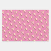 枝に可愛い鳥ラッピング紙シート ラッピングペーパーシート (正面)