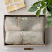 枝に広がる可愛い鳥 薄葉紙 (ギフト)