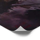 枝に座っている二羽のカラス ポスター (角)