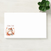 枝に座るかわいい秋のフクロウ|過去記事 ポストイット (オフィス)