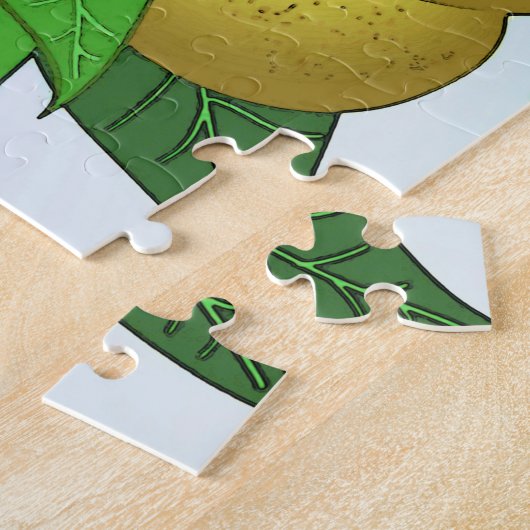 枝に梨をつける ジグソーパズル (側面)