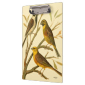 枝に止まる三羽の家畜 クリップボード (左)