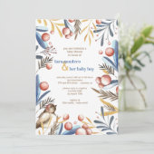 枝に止まる鳥の招待状 招待状 (スタンド正面)