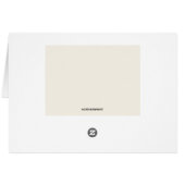 枝に編集可能な2つのワシのサンキューカード (裏面横)