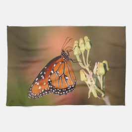 枝に蝶の女王 キッチンタオル