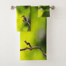 枝に釣り人 バスタオルセット