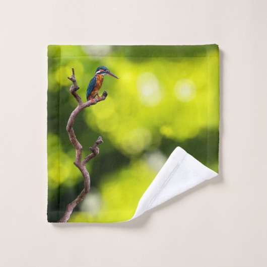 枝に釣り人 バスタオルセット (ウォッシュタオル)