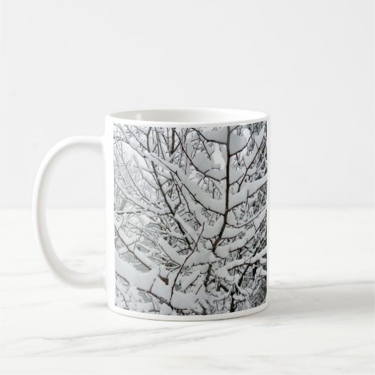 枝に雪が降る コーヒーマグカップ (左)