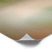 枝に青い竜のフライのクローズアップ ポスター (角)