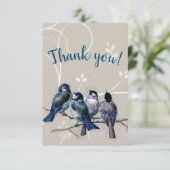 枝に青い鳥たち サンキューカード (スタンド正面)