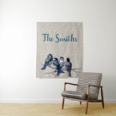 枝に青い鳥たち タペストリー (インサイチュ)