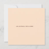 枝に鳥を組む|秋ブライダルシャワー 招待状 (裏面)