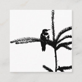 枝に鳥 エンクロージャーカード
