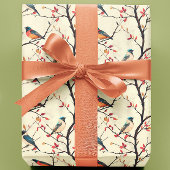 枝に鳴る鳥 ラッピングペーパー