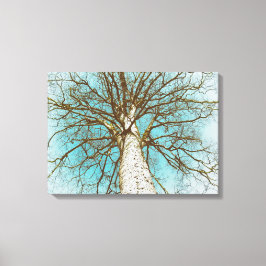 枝のある木 キャンバスプリント